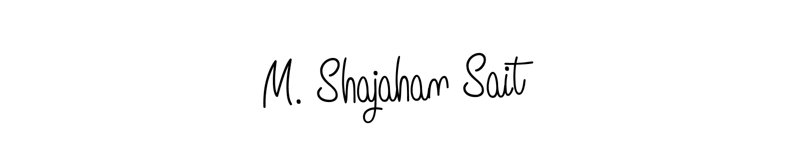 Also we have M. Shajahan Sait name is the best signature style. Create professional handwritten signature collection using Angelique-Rose-font-FFP autograph style. M. Shajahan Sait signature style 5 images and pictures png