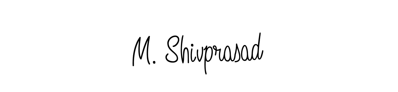 How to make M. Shivprasad signature? Angelique-Rose-font-FFP is a professional autograph style. Create handwritten signature for M. Shivprasad name. M. Shivprasad signature style 5 images and pictures png