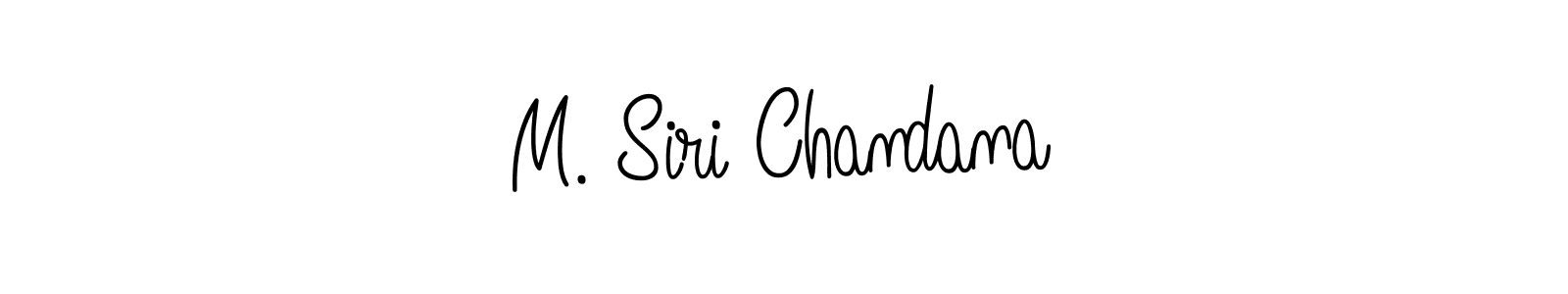 Similarly Angelique-Rose-font-FFP is the best handwritten signature design. Signature creator online .You can use it as an online autograph creator for name M. Siri Chandana. M. Siri Chandana signature style 5 images and pictures png