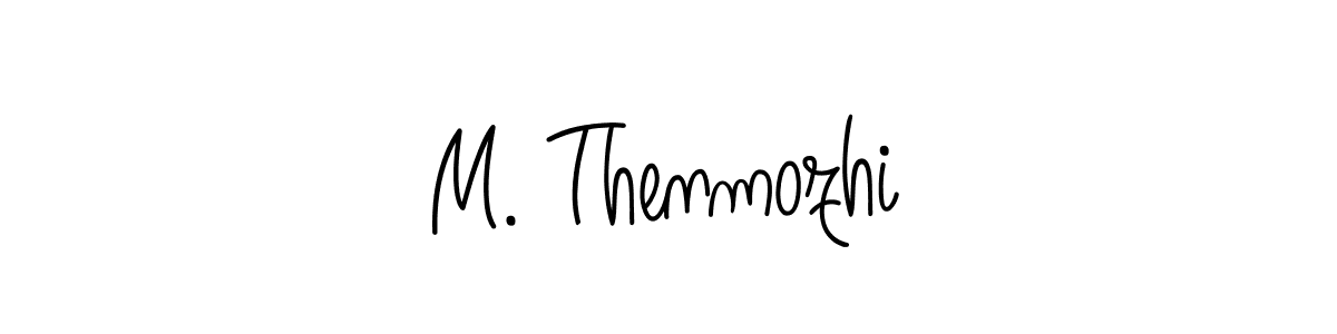 How to make M. Thenmozhi signature? Angelique-Rose-font-FFP is a professional autograph style. Create handwritten signature for M. Thenmozhi name. M. Thenmozhi signature style 5 images and pictures png