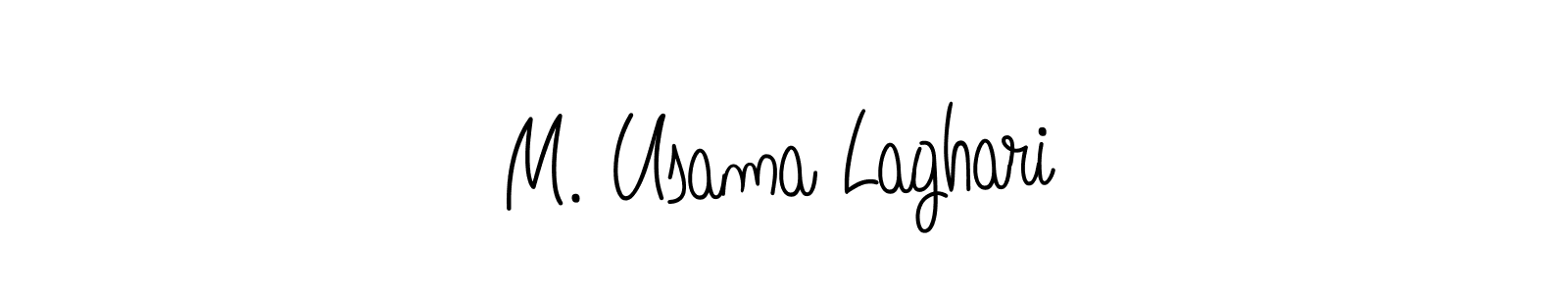 Also we have M. Usama Laghari name is the best signature style. Create professional handwritten signature collection using Angelique-Rose-font-FFP autograph style. M. Usama Laghari signature style 5 images and pictures png