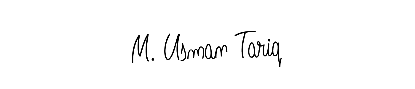 if you are searching for the best signature style for your name M. Usman Tariq. so please give up your signature search. here we have designed multiple signature styles  using Angelique-Rose-font-FFP. M. Usman Tariq signature style 5 images and pictures png