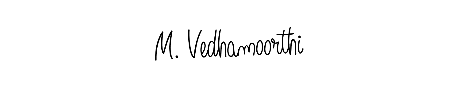 Once you've used our free online signature maker to create your best signature Angelique-Rose-font-FFP style, it's time to enjoy all of the benefits that M. Vedhamoorthi name signing documents. M. Vedhamoorthi signature style 5 images and pictures png