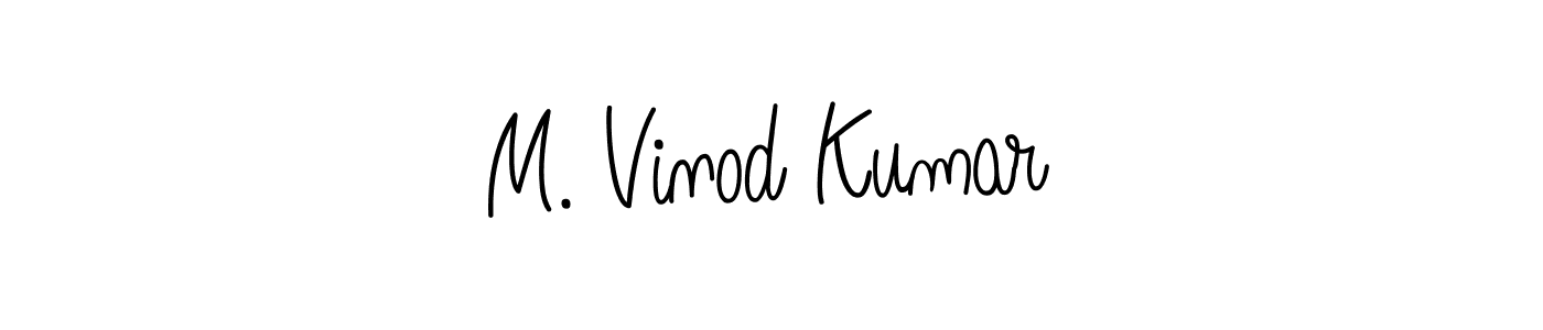 Make a beautiful signature design for name M. Vinod Kumar. Use this online signature maker to create a handwritten signature for free. M. Vinod Kumar signature style 5 images and pictures png