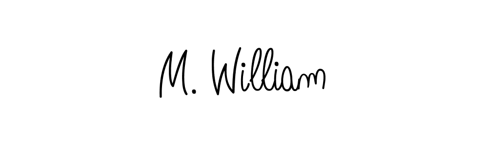 It looks lik you need a new signature style for name M. William. Design unique handwritten (Angelique-Rose-font-FFP) signature with our free signature maker in just a few clicks. M. William signature style 5 images and pictures png