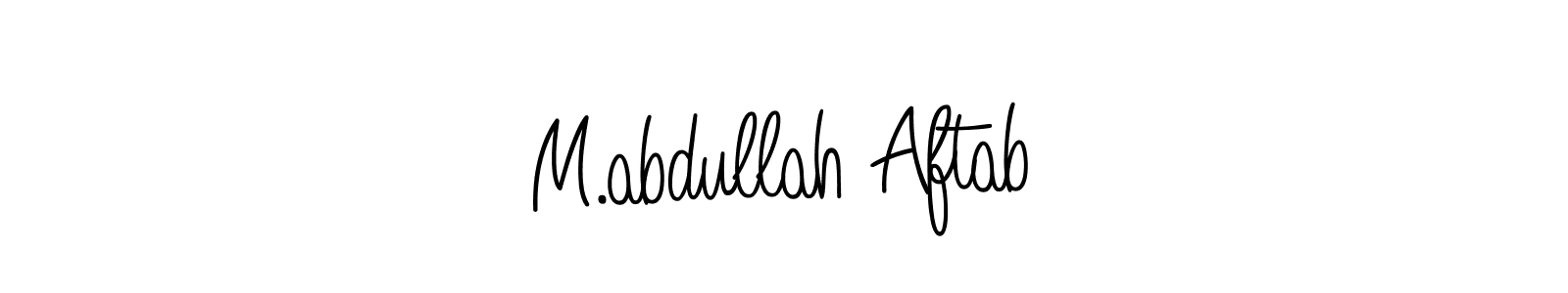 Once you've used our free online signature maker to create your best signature Angelique-Rose-font-FFP style, it's time to enjoy all of the benefits that M.abdullah Aftab name signing documents. M.abdullah Aftab signature style 5 images and pictures png