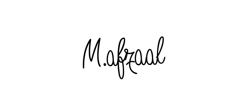 You should practise on your own different ways (Angelique-Rose-font-FFP) to write your name (M.afzaal) in signature. don't let someone else do it for you. M.afzaal signature style 5 images and pictures png