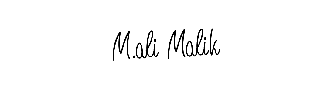 Angelique-Rose-font-FFP is a professional signature style that is perfect for those who want to add a touch of class to their signature. It is also a great choice for those who want to make their signature more unique. Get M.ali Malik name to fancy signature for free. M.ali Malik signature style 5 images and pictures png