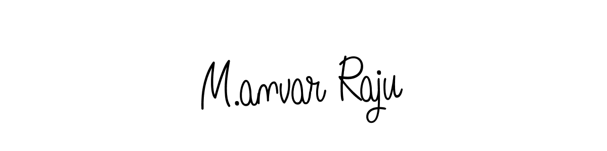 You can use this online signature creator to create a handwritten signature for the name M.anvar Raju. This is the best online autograph maker. M.anvar Raju signature style 5 images and pictures png