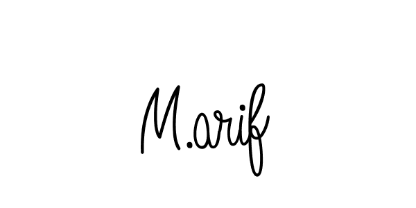 Make a beautiful signature design for name M.arif. Use this online signature maker to create a handwritten signature for free. M.arif signature style 5 images and pictures png