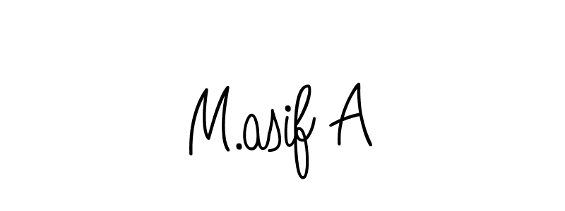 You can use this online signature creator to create a handwritten signature for the name M.asif A. This is the best online autograph maker. M.asif A signature style 5 images and pictures png