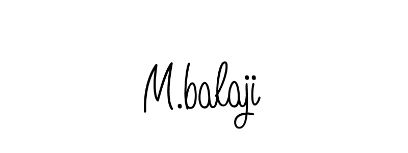 Make a short M.balaji signature style. Manage your documents anywhere anytime using Angelique-Rose-font-FFP. Create and add eSignatures, submit forms, share and send files easily. M.balaji signature style 5 images and pictures png