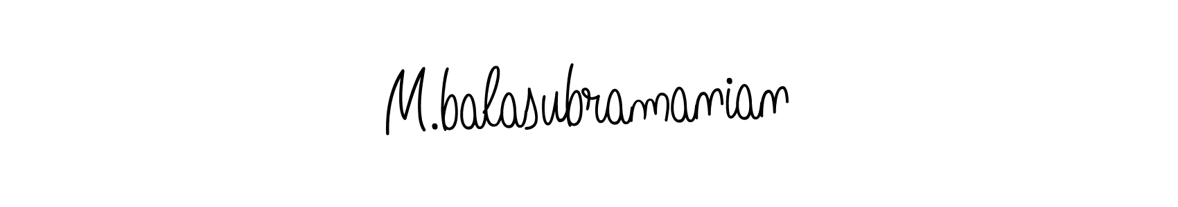 It looks lik you need a new signature style for name M.balasubramanian. Design unique handwritten (Angelique-Rose-font-FFP) signature with our free signature maker in just a few clicks. M.balasubramanian signature style 5 images and pictures png