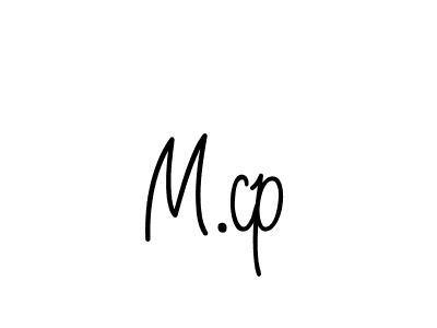 Also we have M.cp name is the best signature style. Create professional handwritten signature collection using Angelique-Rose-font-FFP autograph style. M.cp signature style 5 images and pictures png