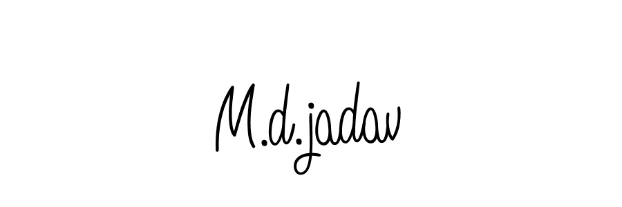 You can use this online signature creator to create a handwritten signature for the name M.d.jadav. This is the best online autograph maker. M.d.jadav signature style 5 images and pictures png