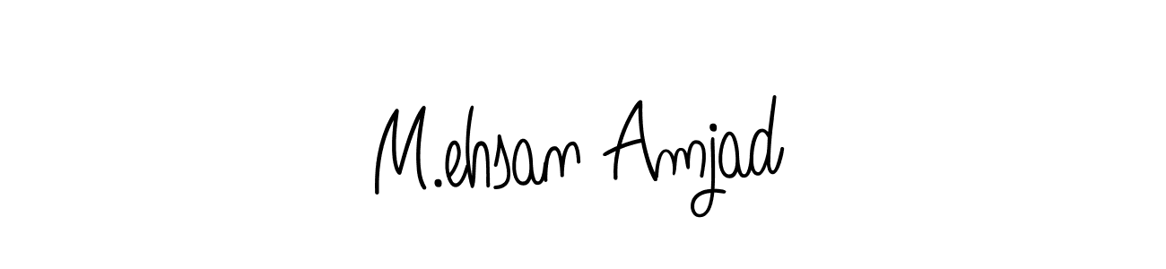 This is the best signature style for the M.ehsan Amjad name. Also you like these signature font (Angelique-Rose-font-FFP). Mix name signature. M.ehsan Amjad signature style 5 images and pictures png