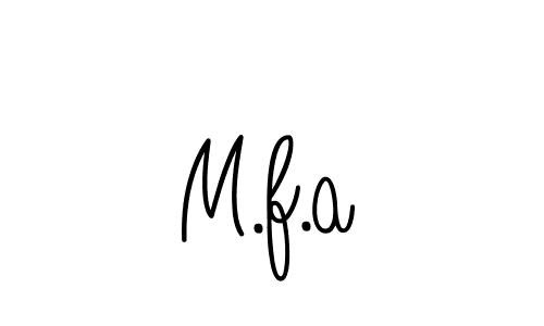 You can use this online signature creator to create a handwritten signature for the name M.f.a. This is the best online autograph maker. M.f.a signature style 5 images and pictures png
