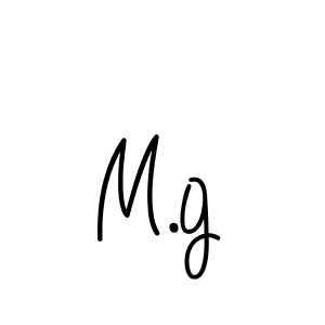 You should practise on your own different ways (Angelique-Rose-font-FFP) to write your name (M.g) in signature. don't let someone else do it for you. M.g signature style 5 images and pictures png