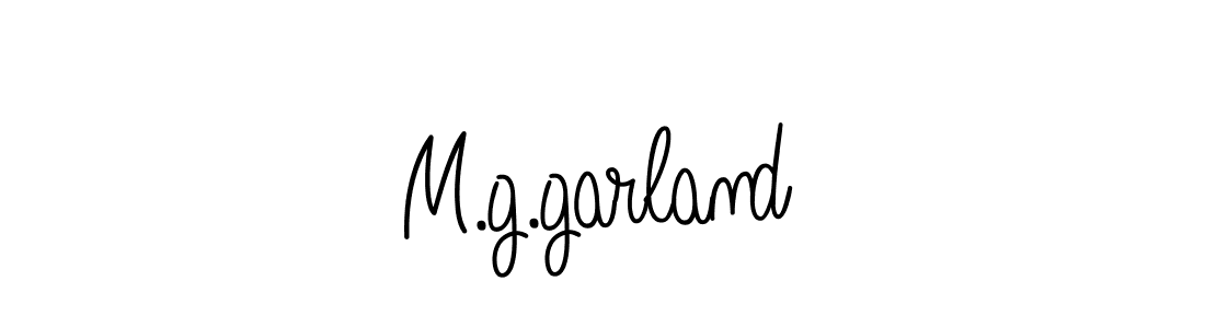 How to make M.g.garland signature? Angelique-Rose-font-FFP is a professional autograph style. Create handwritten signature for M.g.garland name. M.g.garland signature style 5 images and pictures png