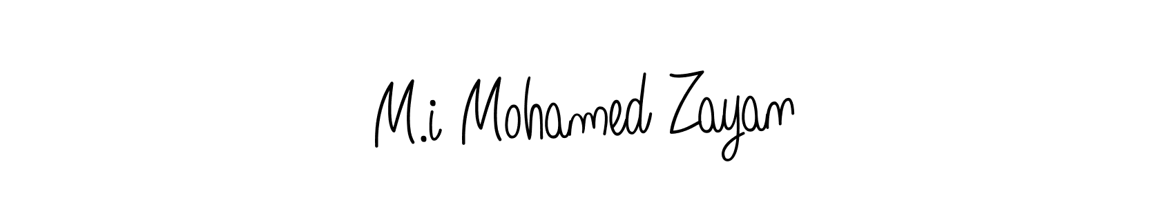 M.i Mohamed Zayan stylish signature style. Best Handwritten Sign (Angelique-Rose-font-FFP) for my name. Handwritten Signature Collection Ideas for my name M.i Mohamed Zayan. M.i Mohamed Zayan signature style 5 images and pictures png