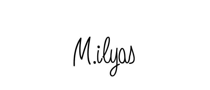 Check out images of Autograph of M.ilyas name. Actor M.ilyas Signature Style. Angelique-Rose-font-FFP is a professional sign style online. M.ilyas signature style 5 images and pictures png