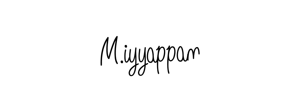 Also we have M.iyyappan name is the best signature style. Create professional handwritten signature collection using Angelique-Rose-font-FFP autograph style. M.iyyappan signature style 5 images and pictures png