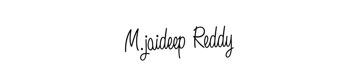 if you are searching for the best signature style for your name M.jaideep Reddy. so please give up your signature search. here we have designed multiple signature styles  using Angelique-Rose-font-FFP. M.jaideep Reddy signature style 5 images and pictures png