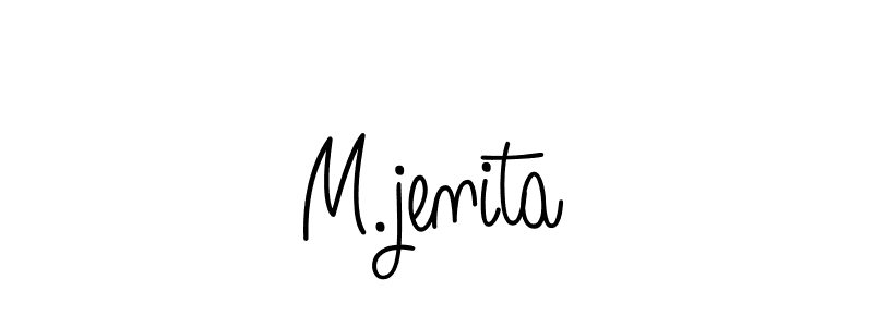 Make a short M.jenita signature style. Manage your documents anywhere anytime using Angelique-Rose-font-FFP. Create and add eSignatures, submit forms, share and send files easily. M.jenita signature style 5 images and pictures png