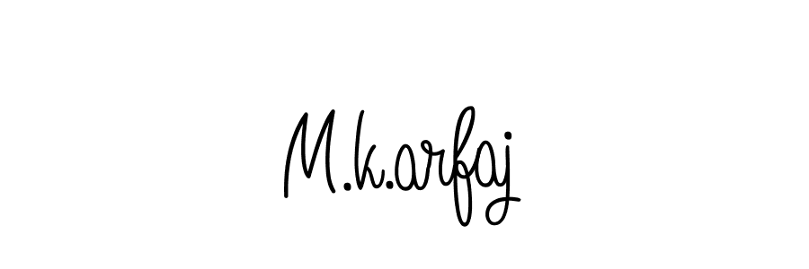 Make a short M.k.arfaj signature style. Manage your documents anywhere anytime using Angelique-Rose-font-FFP. Create and add eSignatures, submit forms, share and send files easily. M.k.arfaj signature style 5 images and pictures png