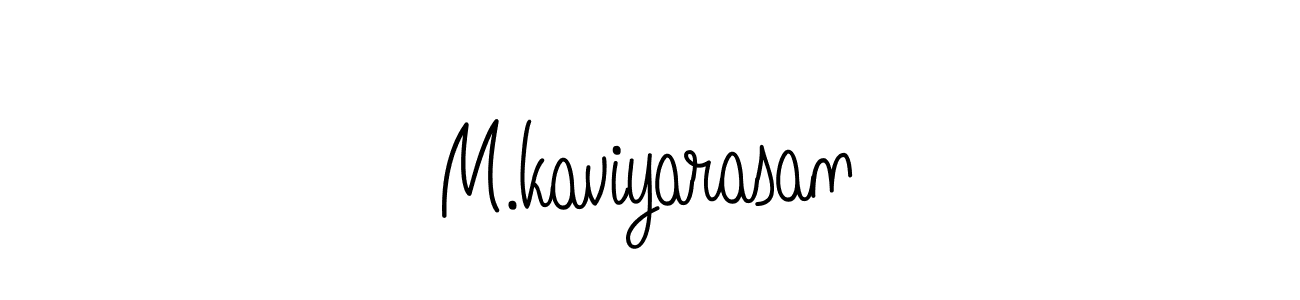 How to make M.kaviyarasan signature? Angelique-Rose-font-FFP is a professional autograph style. Create handwritten signature for M.kaviyarasan name. M.kaviyarasan signature style 5 images and pictures png