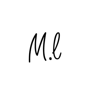 Also we have M.l name is the best signature style. Create professional handwritten signature collection using Angelique-Rose-font-FFP autograph style. M.l signature style 5 images and pictures png