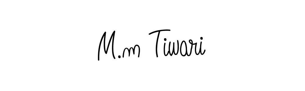 Similarly Angelique-Rose-font-FFP is the best handwritten signature design. Signature creator online .You can use it as an online autograph creator for name M.m Tiwari. M.m Tiwari signature style 5 images and pictures png
