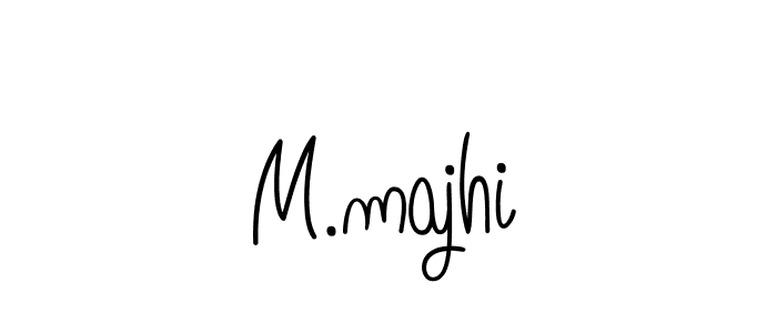 Also You can easily find your signature by using the search form. We will create M.majhi name handwritten signature images for you free of cost using Angelique-Rose-font-FFP sign style. M.majhi signature style 5 images and pictures png