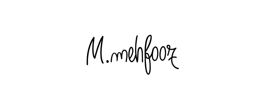 Make a beautiful signature design for name M.mehfooz. Use this online signature maker to create a handwritten signature for free. M.mehfooz signature style 5 images and pictures png