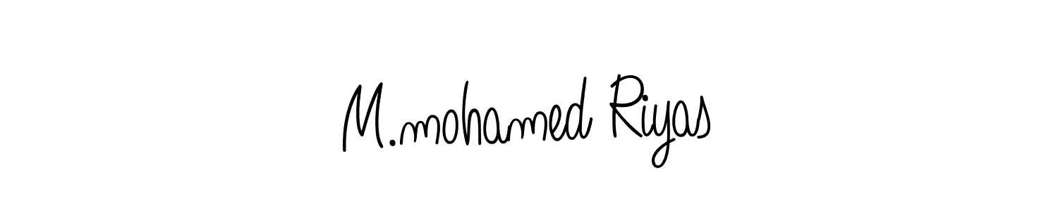 How to make M.mohamed Riyas signature? Angelique-Rose-font-FFP is a professional autograph style. Create handwritten signature for M.mohamed Riyas name. M.mohamed Riyas signature style 5 images and pictures png