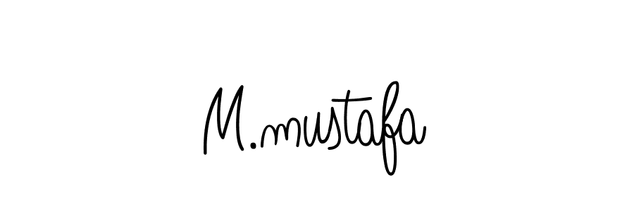 Design your own signature with our free online signature maker. With this signature software, you can create a handwritten (Angelique-Rose-font-FFP) signature for name M.mustafa. M.mustafa signature style 5 images and pictures png