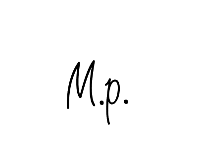 M.p. stylish signature style. Best Handwritten Sign (Angelique-Rose-font-FFP) for my name. Handwritten Signature Collection Ideas for my name M.p.. M.p. signature style 5 images and pictures png