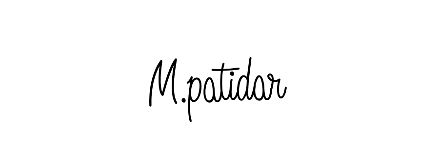 if you are searching for the best signature style for your name M.patidar. so please give up your signature search. here we have designed multiple signature styles  using Angelique-Rose-font-FFP. M.patidar signature style 5 images and pictures png