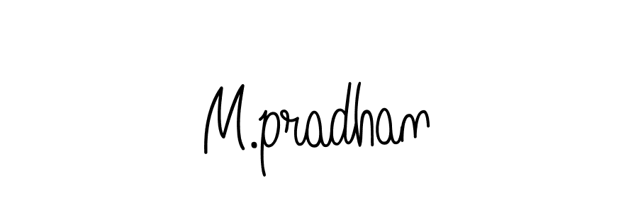 Make a beautiful signature design for name M.pradhan. Use this online signature maker to create a handwritten signature for free. M.pradhan signature style 5 images and pictures png