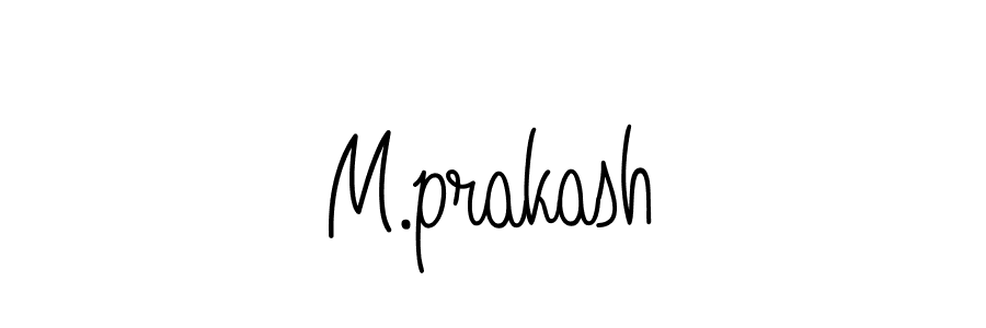 Use a signature maker to create a handwritten signature online. With this signature software, you can design (Angelique-Rose-font-FFP) your own signature for name M.prakash. M.prakash signature style 5 images and pictures png