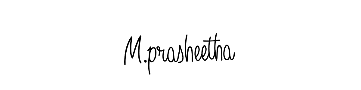 Make a beautiful signature design for name M.prasheetha. Use this online signature maker to create a handwritten signature for free. M.prasheetha signature style 5 images and pictures png