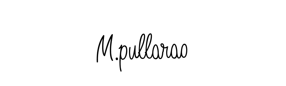 Make a beautiful signature design for name M.pullarao. Use this online signature maker to create a handwritten signature for free. M.pullarao signature style 5 images and pictures png
