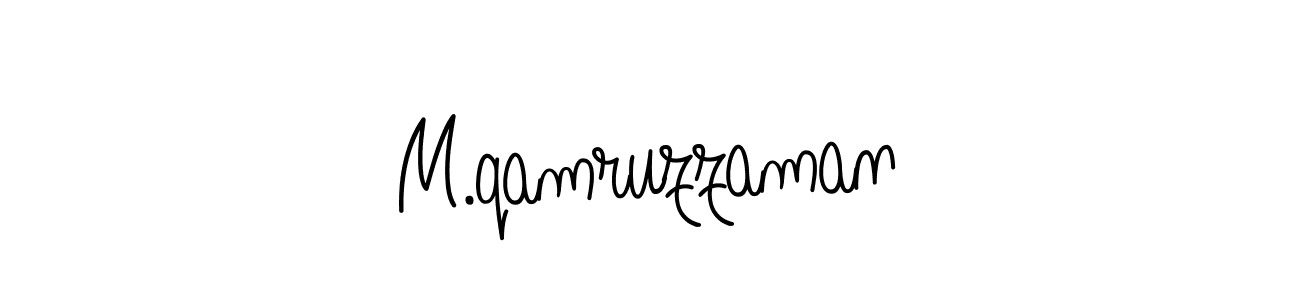 Best and Professional Signature Style for M.qamruzzaman. Angelique-Rose-font-FFP Best Signature Style Collection. M.qamruzzaman signature style 5 images and pictures png