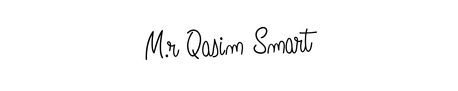 Angelique-Rose-font-FFP is a professional signature style that is perfect for those who want to add a touch of class to their signature. It is also a great choice for those who want to make their signature more unique. Get M.r Qasim Smart name to fancy signature for free. M.r Qasim Smart signature style 5 images and pictures png