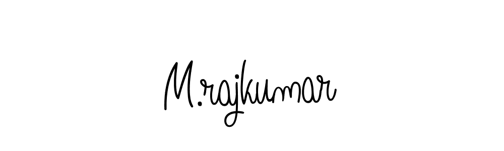 M.rajkumar stylish signature style. Best Handwritten Sign (Angelique-Rose-font-FFP) for my name. Handwritten Signature Collection Ideas for my name M.rajkumar. M.rajkumar signature style 5 images and pictures png