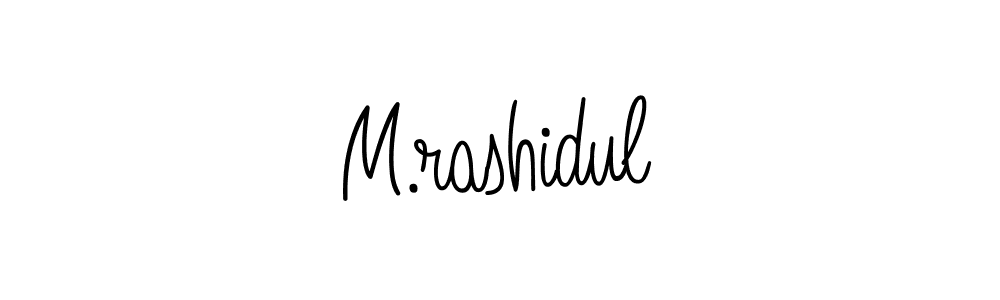 Also You can easily find your signature by using the search form. We will create M.rashidul name handwritten signature images for you free of cost using Angelique-Rose-font-FFP sign style. M.rashidul signature style 5 images and pictures png