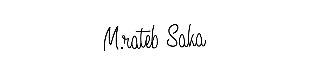 You can use this online signature creator to create a handwritten signature for the name M.rateb Saka. This is the best online autograph maker. M.rateb Saka signature style 5 images and pictures png