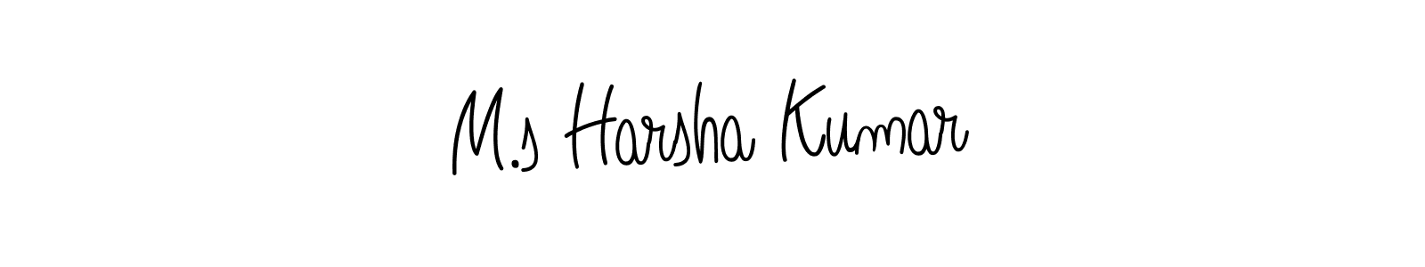 Here are the top 10 professional signature styles for the name M.s Harsha Kumar. These are the best autograph styles you can use for your name. M.s Harsha Kumar signature style 5 images and pictures png