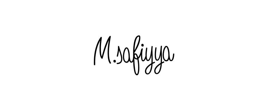 Also we have M.safiyya name is the best signature style. Create professional handwritten signature collection using Angelique-Rose-font-FFP autograph style. M.safiyya signature style 5 images and pictures png