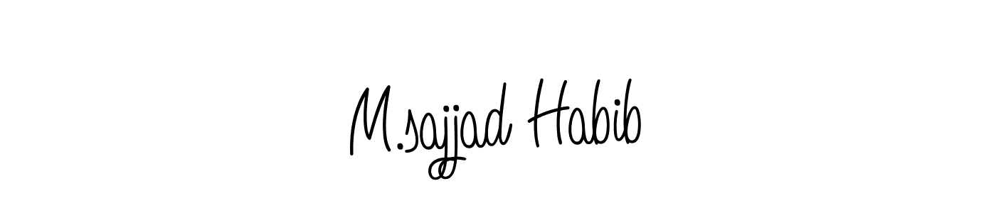 Best and Professional Signature Style for M.sajjad Habib. Angelique-Rose-font-FFP Best Signature Style Collection. M.sajjad Habib signature style 5 images and pictures png